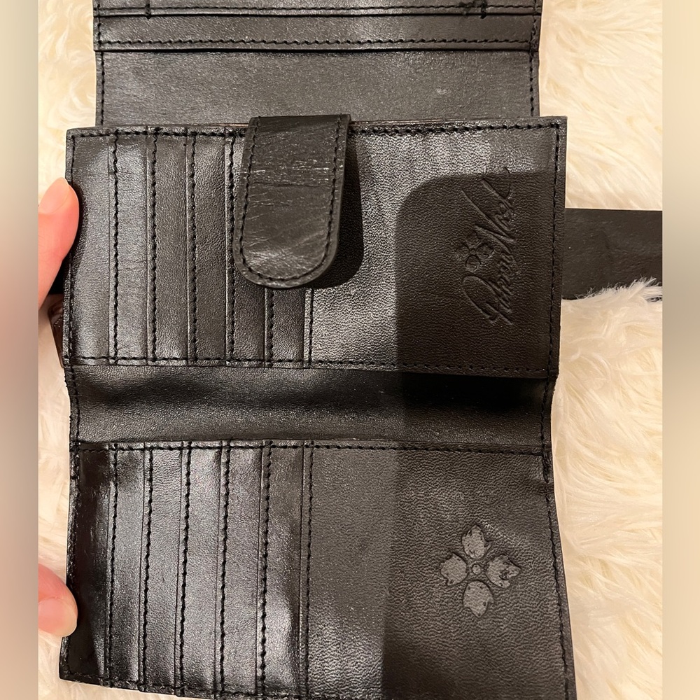 Patricia Nash Black Embossed Belt Bag - Picture 6 of 12